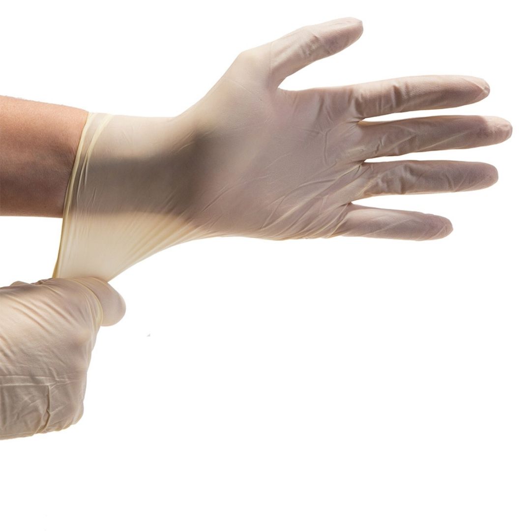 ΓΑΝΤΙΑ LATEX ΜΕ ΠΟΥΔΡΑ X-LARGE (100τμχ)